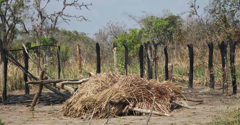 A recently burned hut is seen in Apaa village, Amuru District, northern Uganda February 9, 2019. u00e2u20acu2022 Thomson Reuters Foundation/Sophie Neiman pic