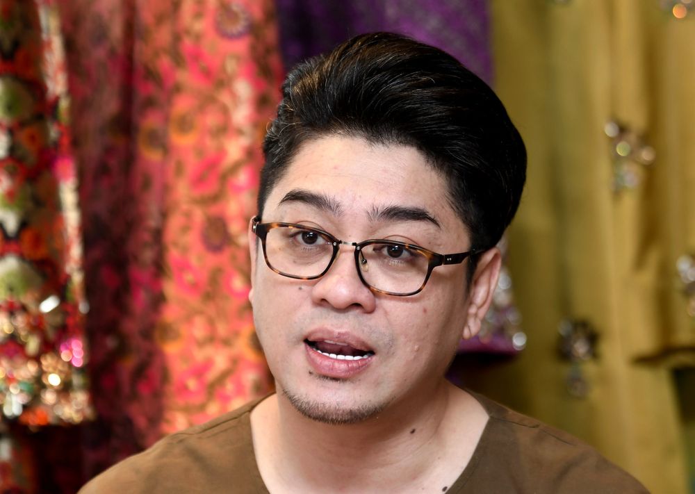 Fashion designer Datuk Rizalman Ibrahim during an interview with Bernama, July 22, 2019. u00e2u20acu201d Bernama pic