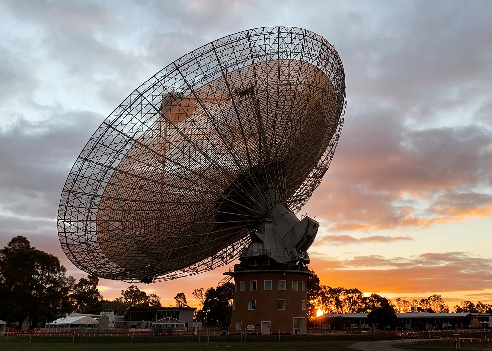 The radio telescope at the Parkes Observatory is pictured at sunset near the town of Parkes, Australia July 15, 2019. u00e2u20acu201d Reuters pic