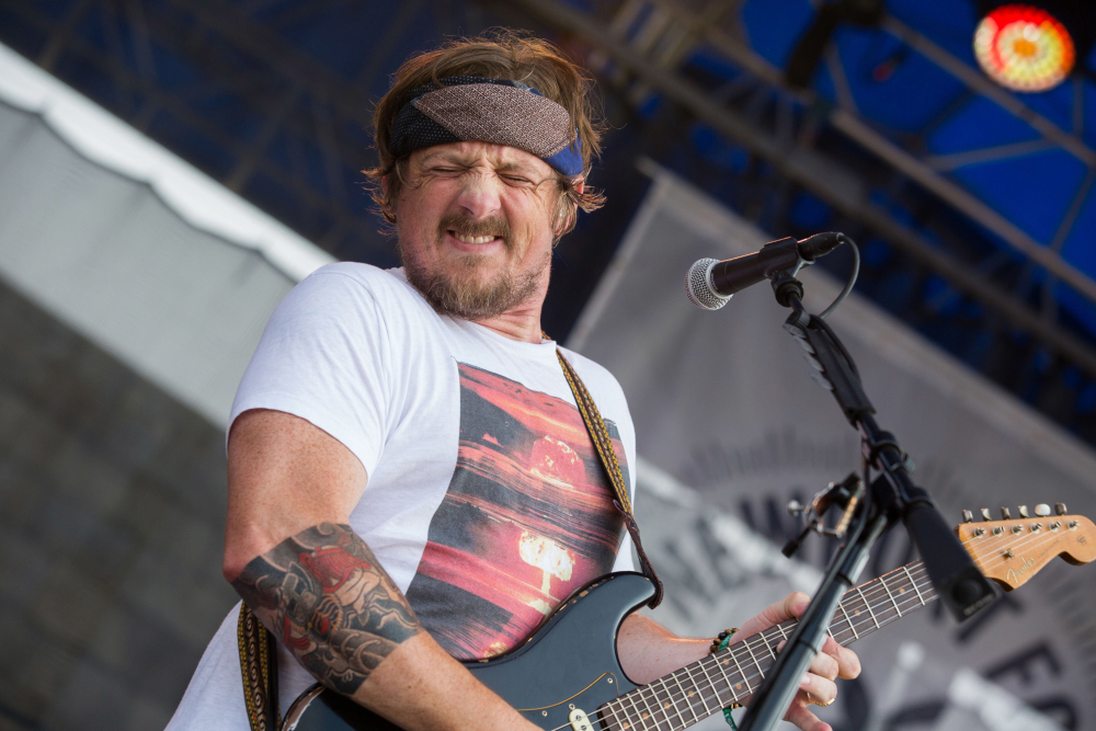 Sturgill Simpson at the Newport folk festival, USA, on July 27, 2018. u00e2u20acu201dRMV/Shutterstock pic via AFP-Relaxnews