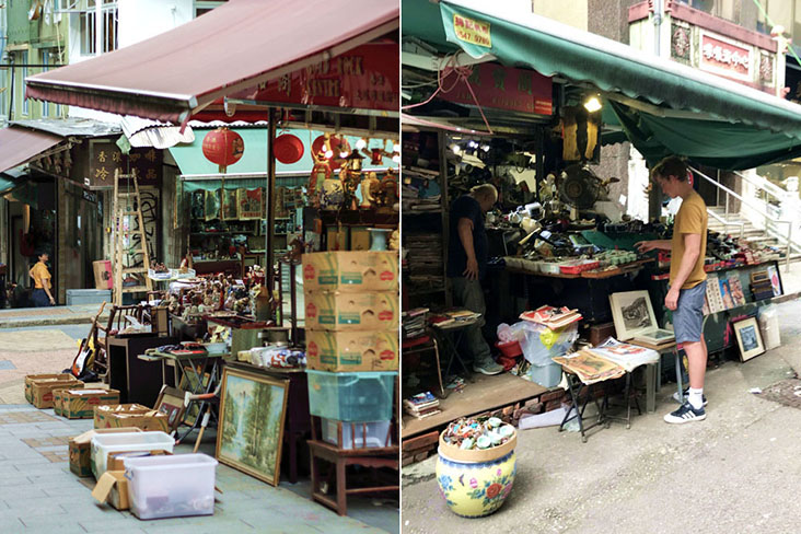 First explore the open-air stalls where some of the best bargains can be found