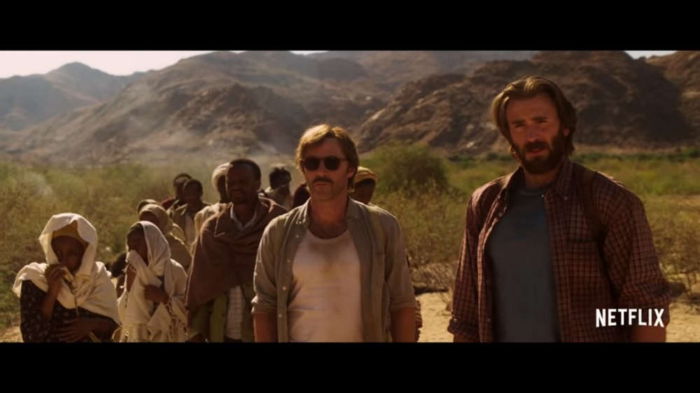 A screengrab from Netflixu00e2u20acu2122s u00e2u20acu02dcThe Red Sea Diving Resortu00e2u20acu2122 that stars Chris Evans, Michael Kenneth Williams, Ben Kingsley and Haley Bennett among others. 