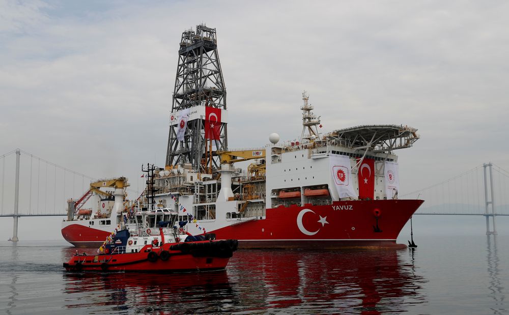 Turkish drilling vessel Yavuz sets sail in Izmit Bay, on its way to the Mediterranean Sea, off the port of Dilovasi, Turkey, June 20, 2019. u00e2u20acu201d Reuters pic