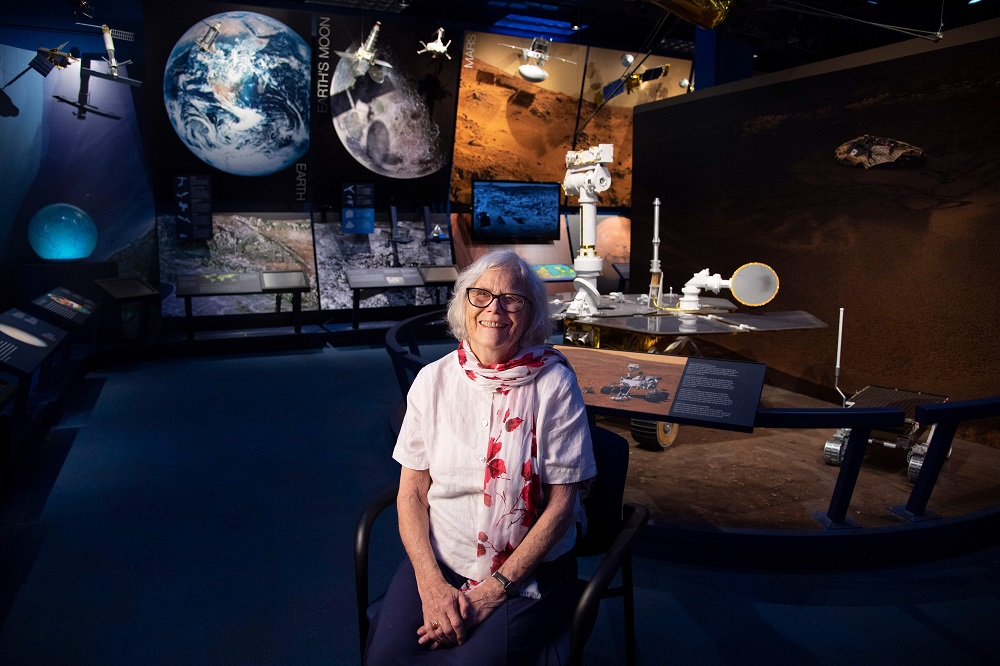 Sue Finley poses for a portrait at Nasau00e2u20acu2122s Jet Propulsion Laboratory in Pasadena, California July 11, 2019. u00e2u20acu201d AFP pic   
