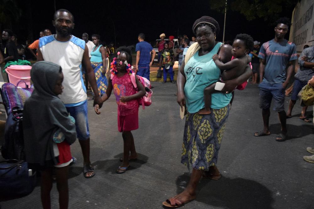 Migrants from Africa are seen outside the premises of the National Migration Institute as they protest to demand access to the premises of the institute, in Tapachula, in Chiapas state, Mexico April 12, 2019. u00e2u20acu201d Reuters pic