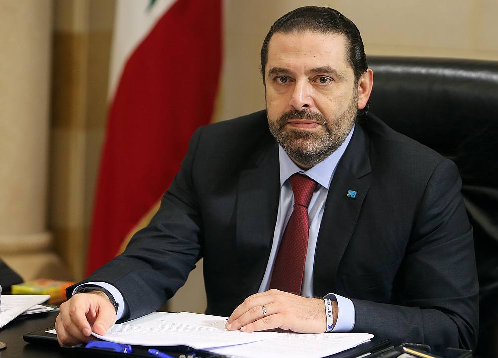 Lebanese Prime Minister Saad al-Hariri is seen during a meeting at the governmental palace in Beirut, Lebanon February 6, 2019. u00e2u20acu201d Reuters pic