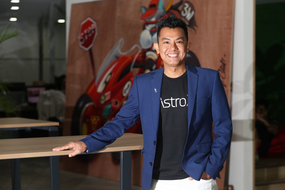 Astronautical Association of Malaysia President, Captain Faiz Kamaludin, aims to spread as much awareness as he can about space and science during the Venus Fun Run in Putrajaya Wetlands. u00e2u20acu201d Picture by Choo Choy May