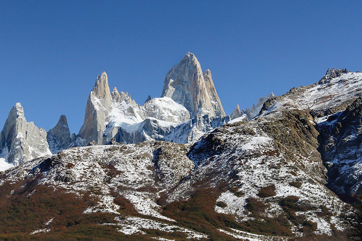 Even in remote and mountainous Patagonia, there are other tourists!