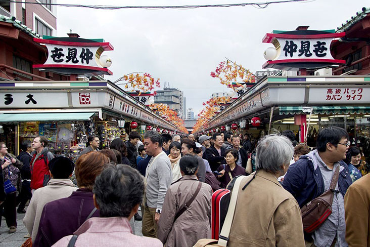 A polite 'Sumimasen' when you’re get through a crowd of people in Japan will work wonders