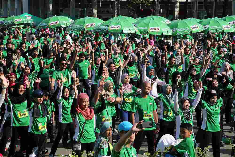 The Milo Malaysia Breakfast Day 2019 attracted about 50,000 people at Dataran Putrajaya. u00e2u20acu201d Picture courtesy of Nestle Bhd