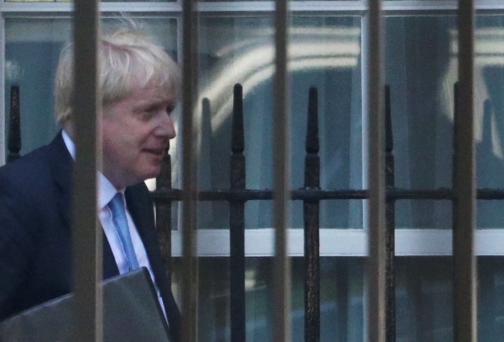 Britainu00e2u20acu2122s Prime Minister Boris Johnson is seen outside Downing Street in London, July 25, 2019. u00e2u20acu201d Reuters pic