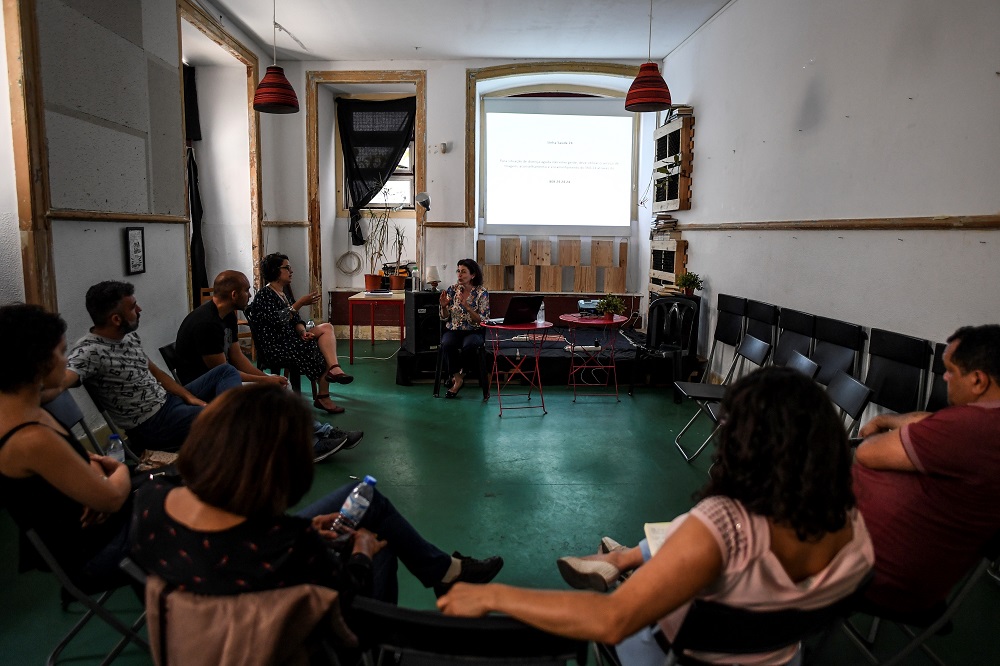 Brazilians attend a meeting at the u00e2u20acu02dcBrazil houseu00e2u20acu2122 association created by Brazilians living in Portugal, in Lisbon July 17, 2019. u00e2u20acu201d AFP pic      