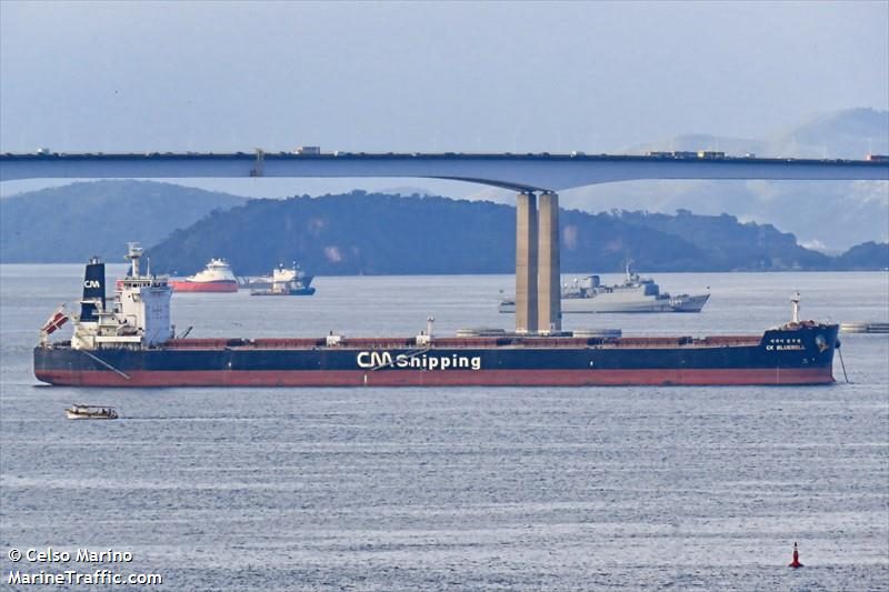 The South Korean-flagged CK Bluebell. u00e2u20acu201d Picture courtesy of cdn.marinetraffic.com
