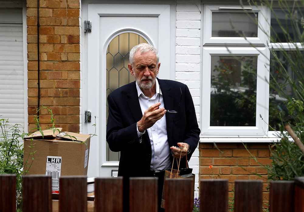 Britain's Labour Party leader Jeremy Corbyn leaves his home in London June 19, 2019. u00e2u20acu201d Reuters pic