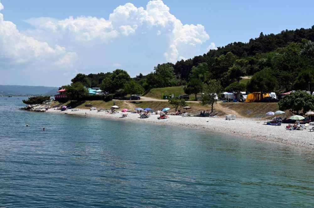 This picture taken on June 20, 2019 shows a general view of the beach at the Kanegra naturist campsite, in northern Croatia's Istria peninsula, near Umag. u00e2u20acu2022 AFP pic