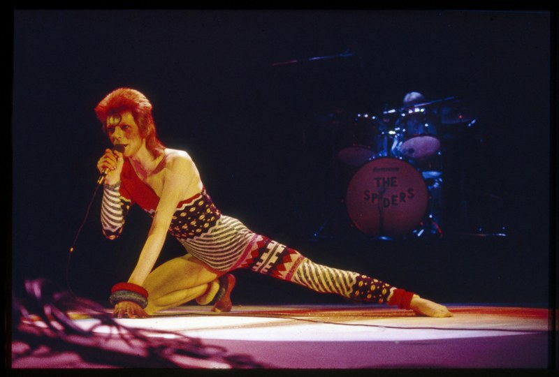 David Bowie in concert at the Hammersmith Odeon, London, Britain 1973. u00e2u20acu2022 AFP pic
