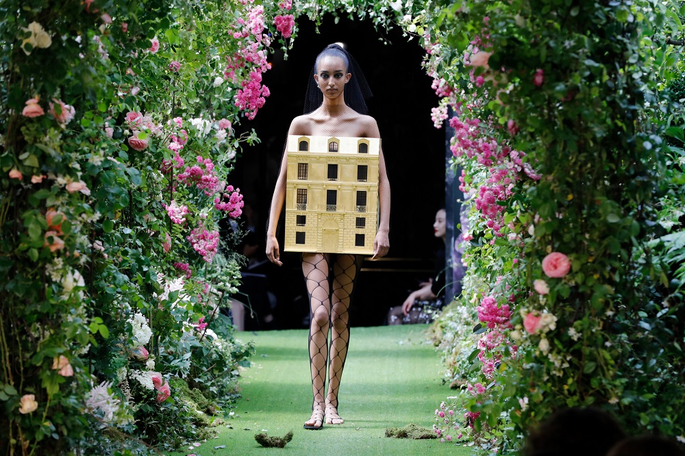 Dior had fashionistas rocking back on their stilettos Monday by taking footwear down to earth with a bump in its Paris haute couture show July 1, 2019. u00e2u20acu201d AFP pic