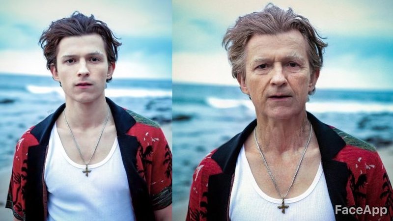 The FaceApp is developed by a Russia company and it uses Artificial Intelligence to make yourself look younger or older. u00e2u20acu2022 Picture courtesy of Soya Cincau