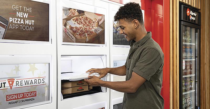 Pizza Hut is testing pick-up lockers which will keep their pizzas hot for customers. u00e2u20acu201d Picture courtesy of Pizza Hut via AFP
