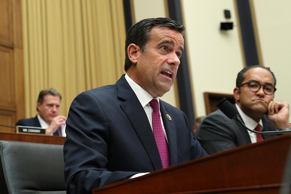 Reresentative John Ratcliffe during a House Intelligence Committee hearing on Capitol Hill in Washington July 24, 2019. u00e2u20acu201d Reuters pic