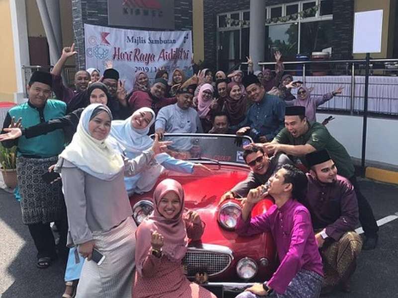 KISMEC employees getting together for a Hari Raya event. u00e2u20acu201d Picture courtesy of KISMEC