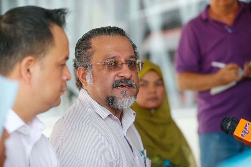 Penang exco Jagdeep Singh Deo speaks during a press conference in George Town July 11, 2019. u00e2u20acu201d Picture by Sayuti Zainudin