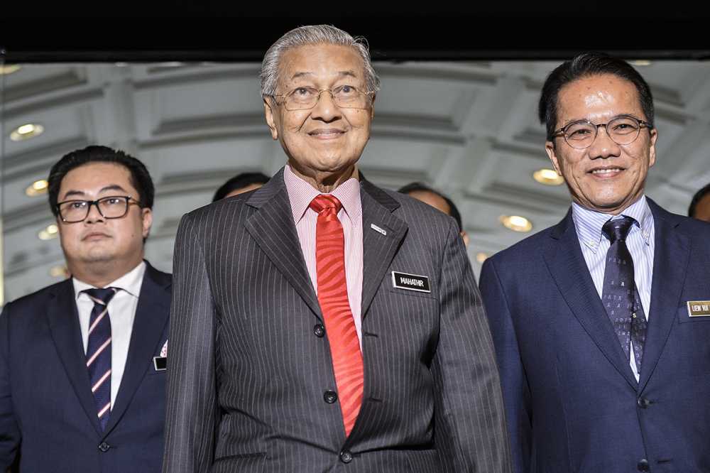 Tun Dr Mahathir Mohamad is seen at Parliament in Kuala Lumpur July 16, 2019. u00e2u20acu201d Picture by Miera Zulyana