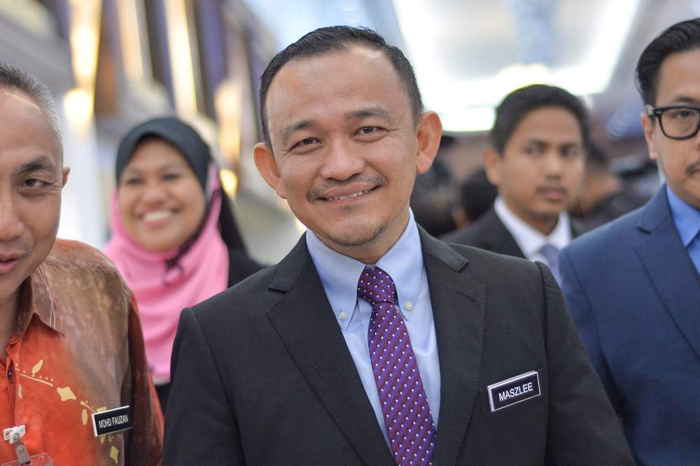 Education Minister Maszlee Malik speaks to reporters at Parliament in Kuala Lumpur July 18, 2019. u00e2u20acu2022 Picture by Mukhriz Hazim