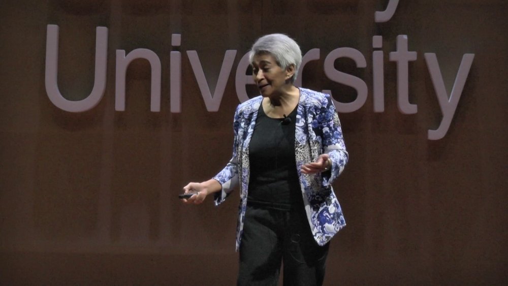 Mazlan speaking about u00e2u20acu02dcMalaysia in the New Space Ageu00e2u20acu2122 during a Ted X talk at Sunway University. u00e2u20acu2022 Screengrab via Youtube/Ted X Talks