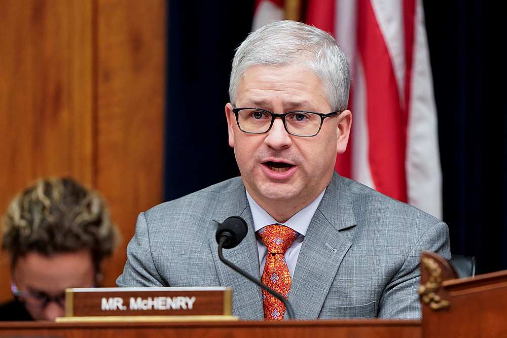 Rep. Patrick McHenry questions Federal Reserve Board Chairman Jerome Powell on Capitol Hill in Washington February 27, 2019. u00e2u20acu201d Reuters pic