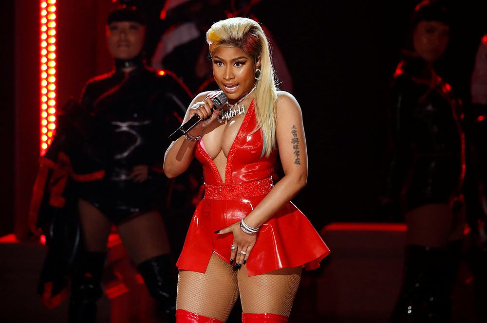 Nicki Minaj performs a medley at the 2018 BET Awards show in Los Angeles, California June 24, 2018. u00e2u20acu201d Reuters pic