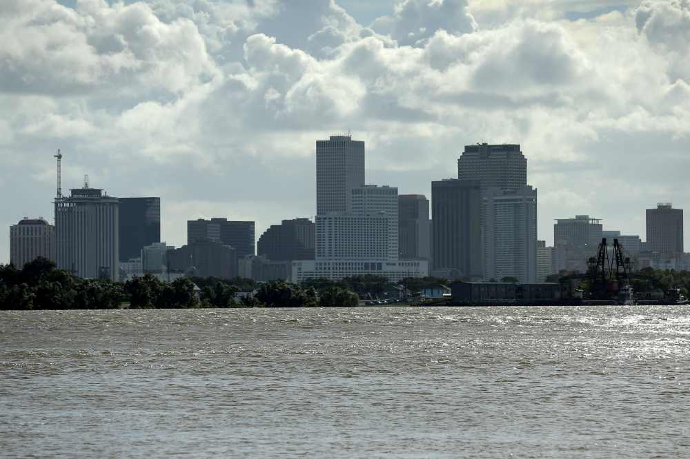 A view of downtown New Orleans pictured with the Mississippi River as Tropical Storm Barry approaches land in New Orleans, Louisiana July 11, 2019. u00e2u20acu2022 Reuters pic