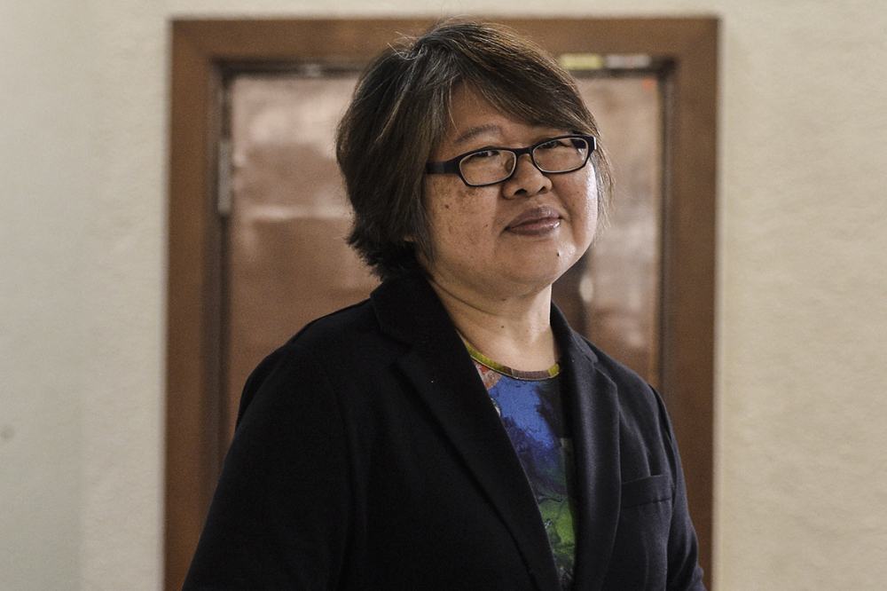 Case witness Ung Su Ling is seen at the Kuala Lumpur Courts Complex on July 17, 2019. u00e2u20acu2022 Picture by Miera Zulyana