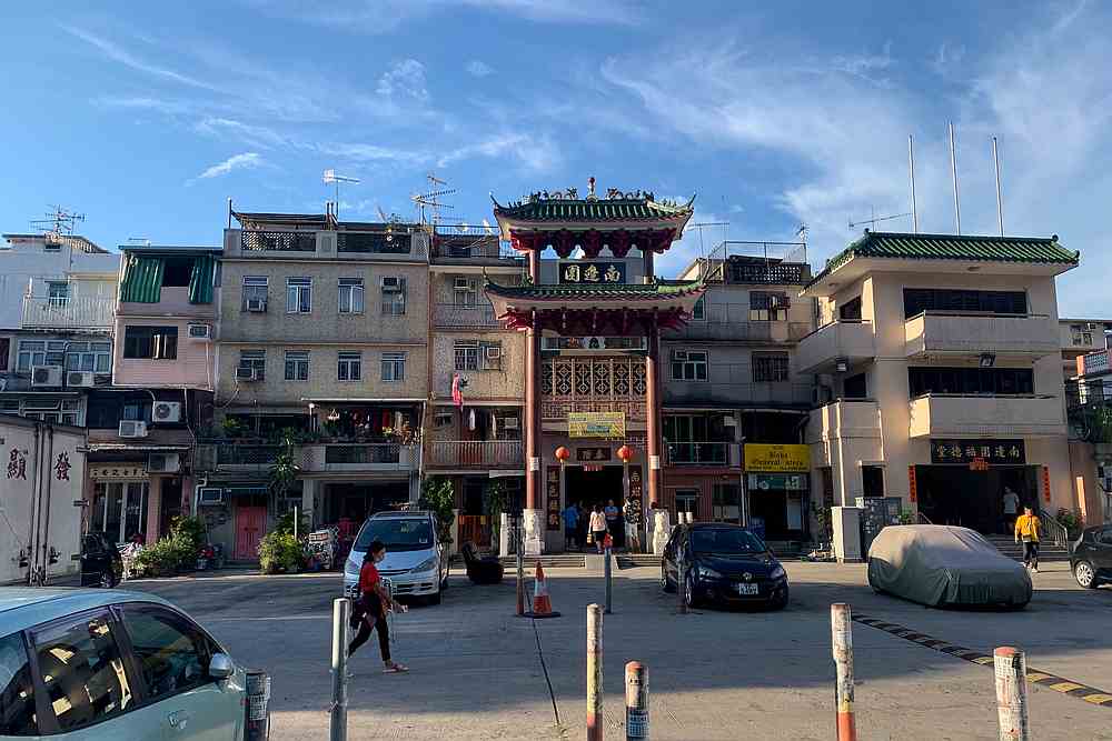 A front view of the village of Nam Pin Wai, where groups of suspected attackers at the Yuen Long train station were surrounded by police, in Hong Kong July 23, 2019. u00e2u20acu201d Reuters pic