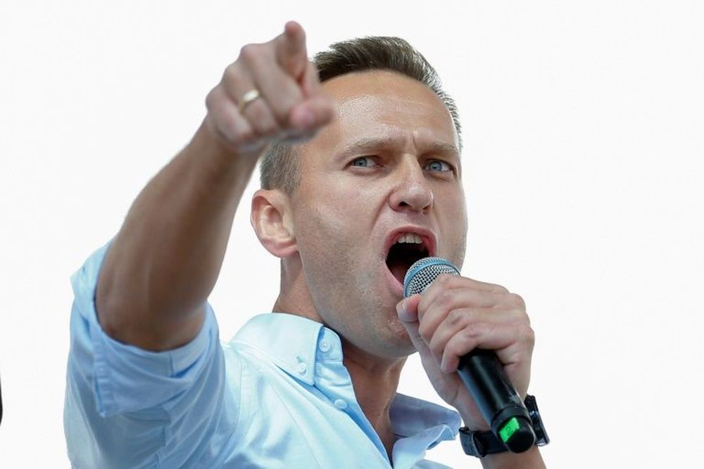 Russian opposition leader Alexei Navalny has been detained for 30 days. u00e2u20acu201d AFP pic