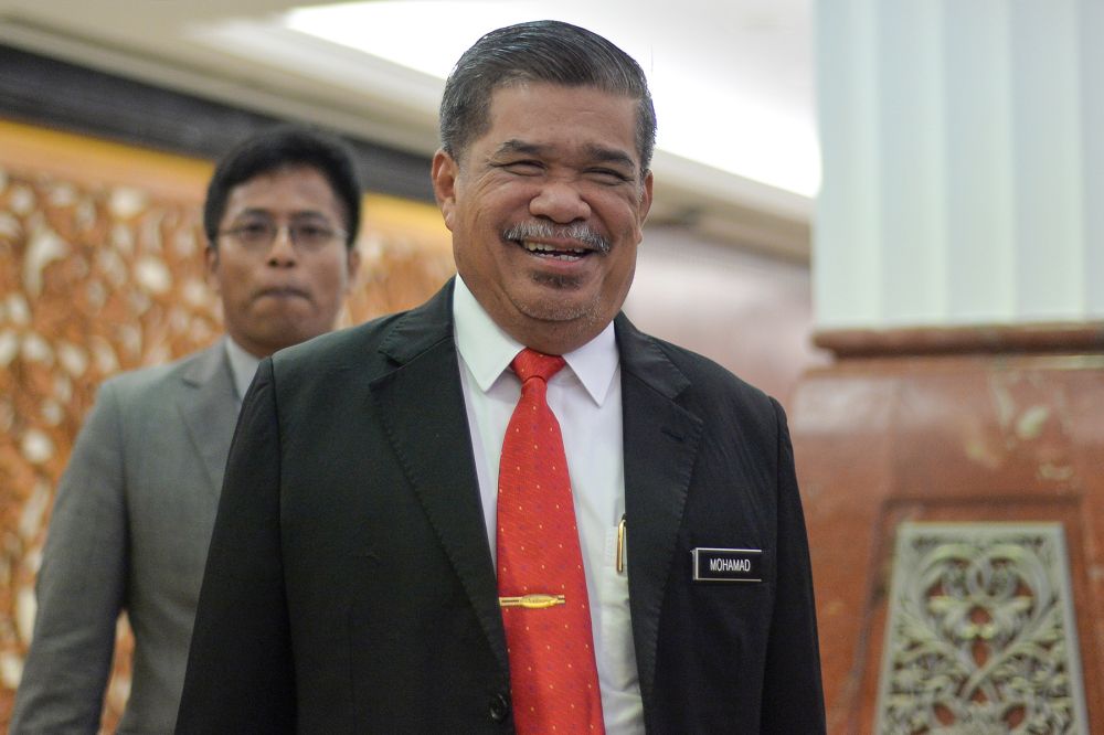 Defence Minister Mohamad Sabu is pictured at Parliament in Kuala Lumpur July 2, 2019. u00e2u20acu2022 Picture by Mukhriz Hazim