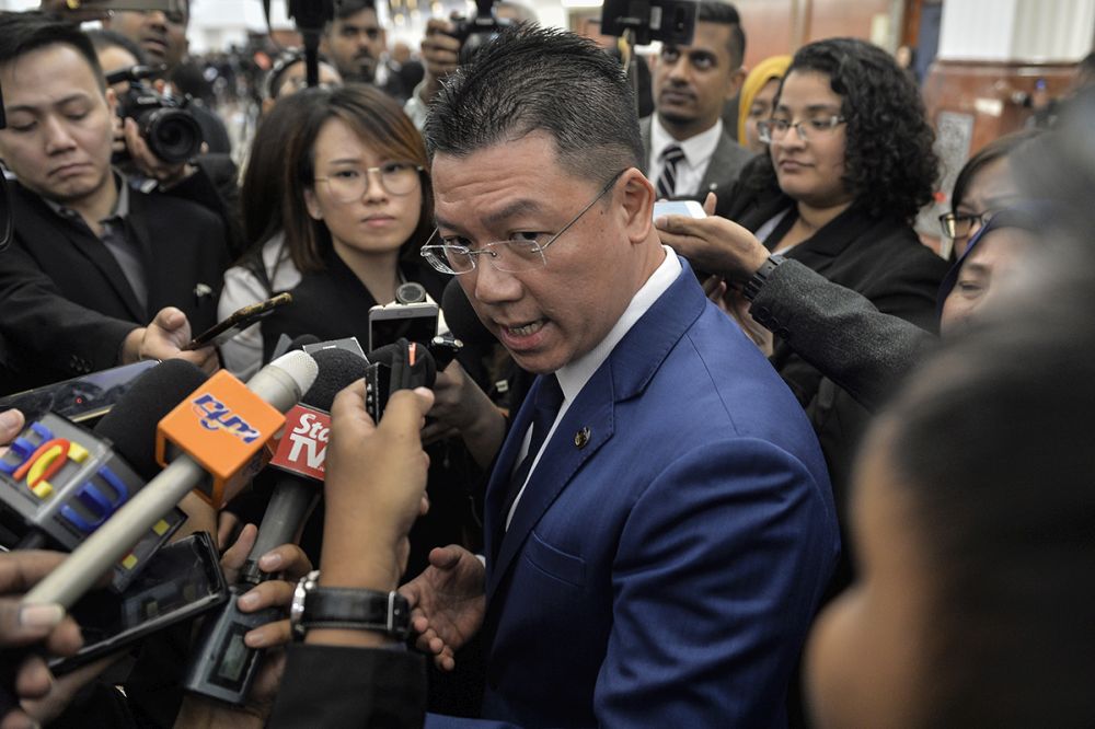 Deputy Speaker Nga Kor Ming speaks to reporters at Parliament, Kuala Lumpur July 3, 2019. u00e2u20acu201d Picture by Miera Zulyana 