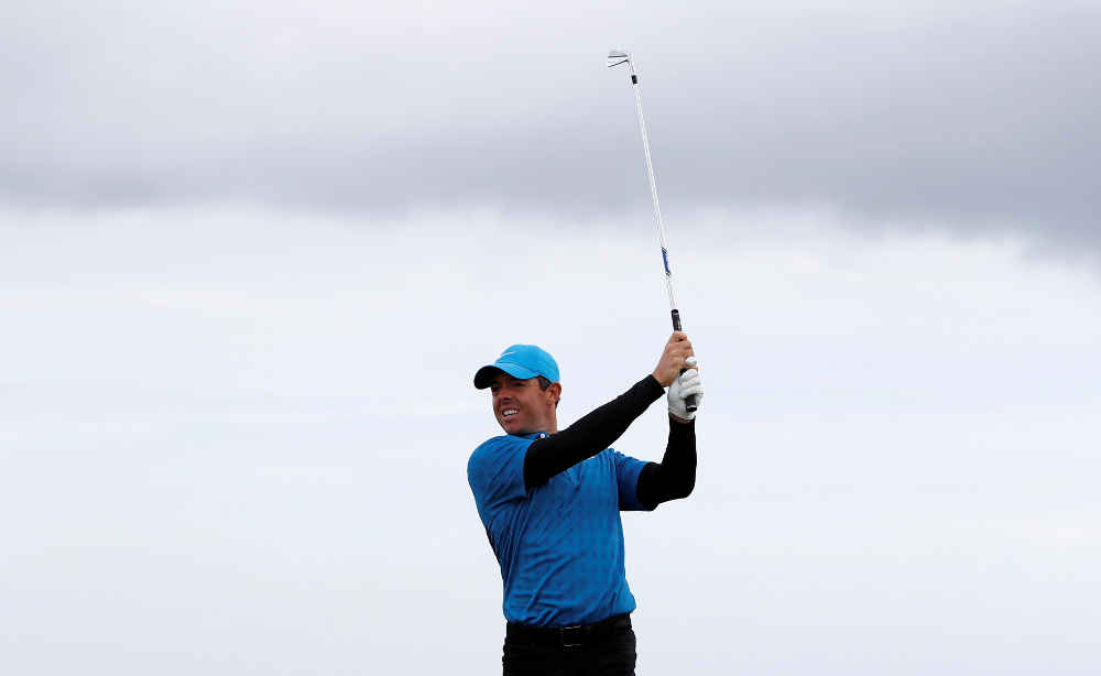 Northern Irelandu00e2u20acu2122s Rory McIlroy in action during the first round of the 148th Open Championship at the Royal Portrush Golf Club, Portrush July 18, 2019. u00e2u20acu201d Reuters pic