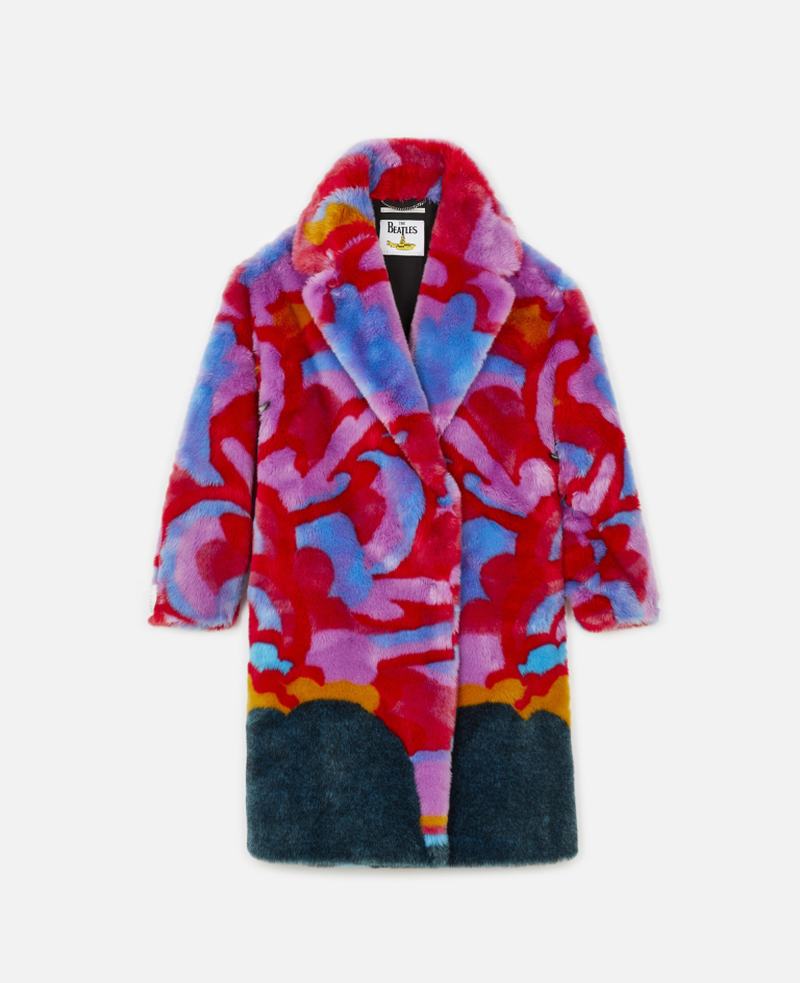 Stella McCartney x The Beatles u00e2u20acu02dcAll Together Nowu00e2u20acu2122 fur-free fur coat. u00e2u20acu2022 AFP pic