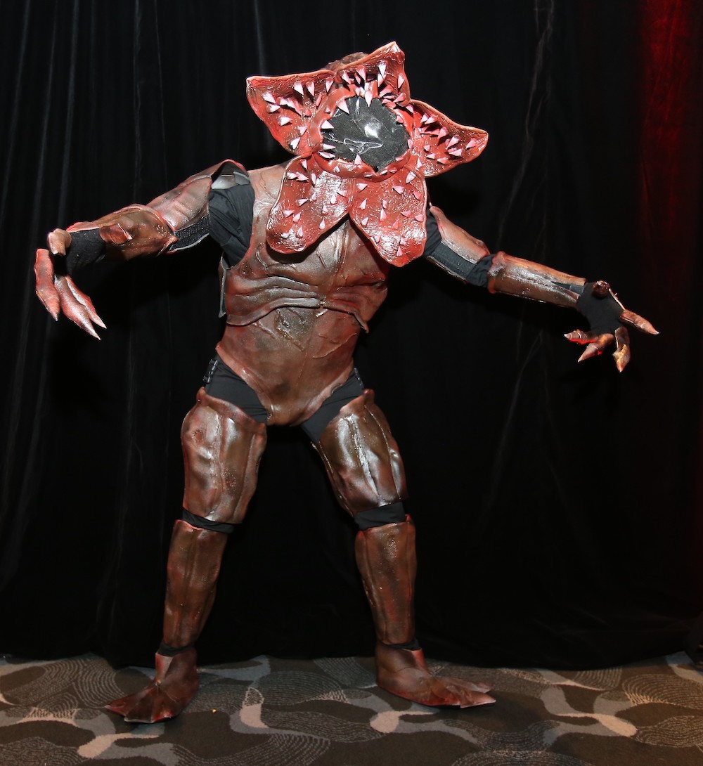 Cosplayer Saakira Izumi dressed up as the Demogorgon during the Stranger Things 3 screening in Kuala Lumpur on July 1. — Picture courtesy of Netflix
