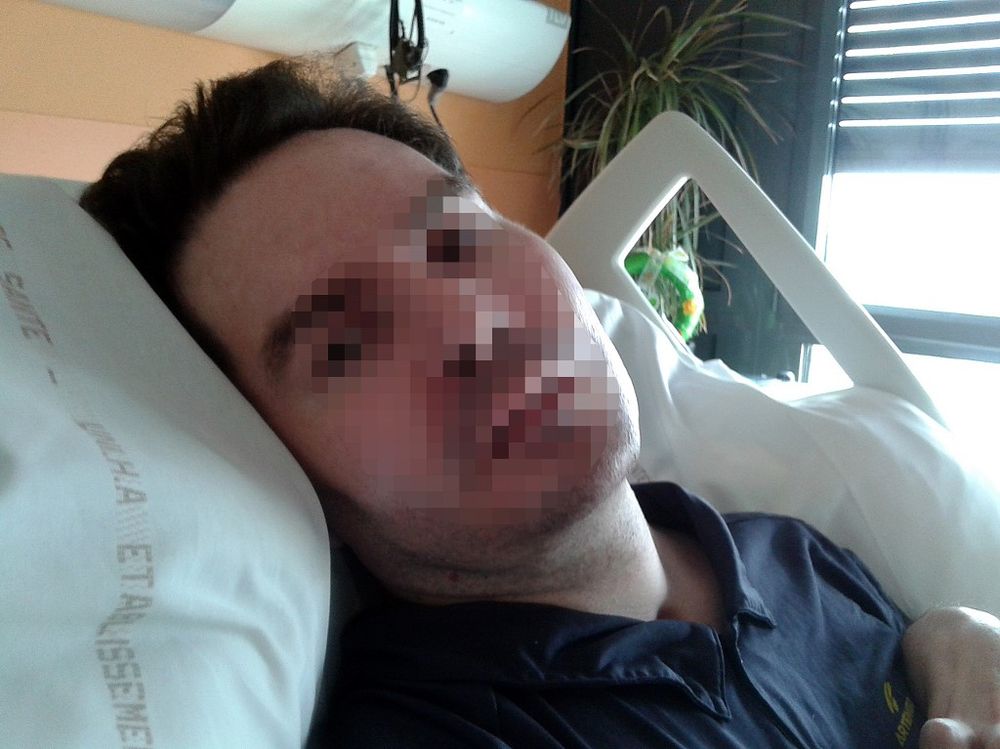 In this handout file photo taken on June 3, 2015 and released by the family of Vincent Lambert shows Vincent Lambert, a quadriplegic man on artificial life support at the CHU of Reims. u00e2u20acu201d AFP pic