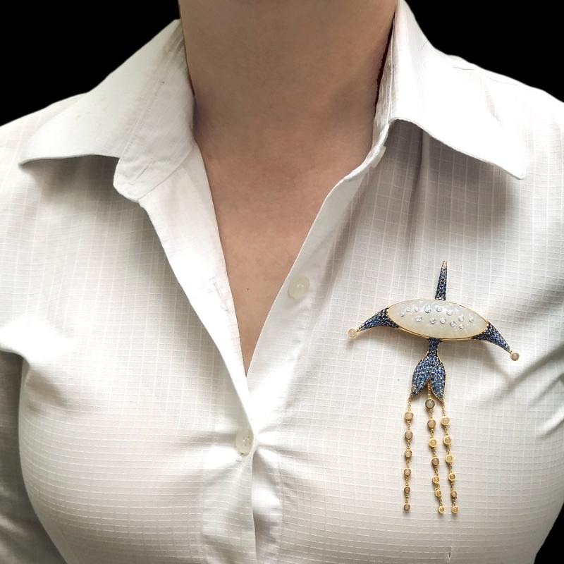 A model wears Wong’s Tribute Wau creation. ― Picture courtesy of Tina Winness Wong