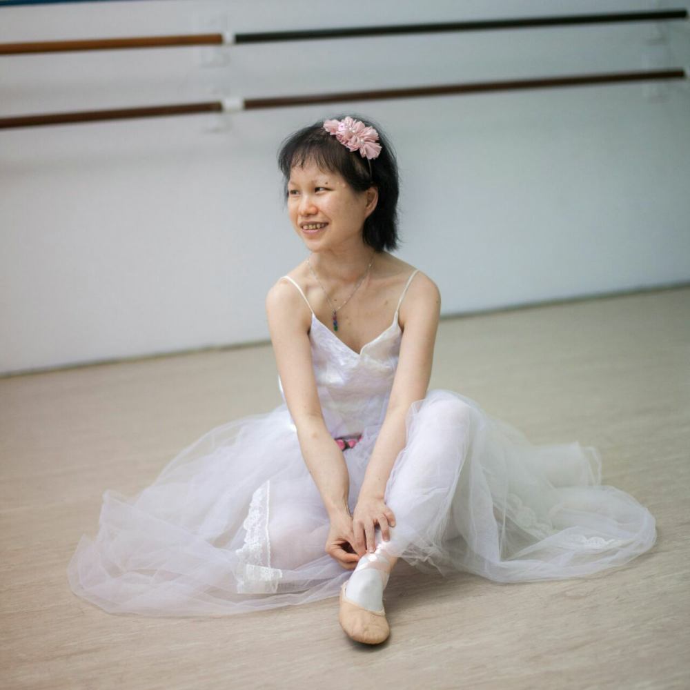 Yvonne Foong, 33, at the Federal Academy of Ballet three years ago. u00e2u20acu2022 Picture via Facebook/Yvonne Foong
