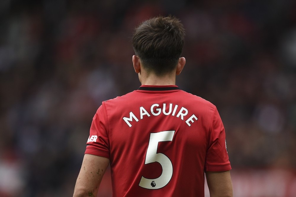 Manchester Unitedu00e2u20acu2122s Harry Maguire is seen during the English Premier League match with Chelsea at Old Trafford in Manchester August 11, 2019. u00e2u20acu201d AFP pic