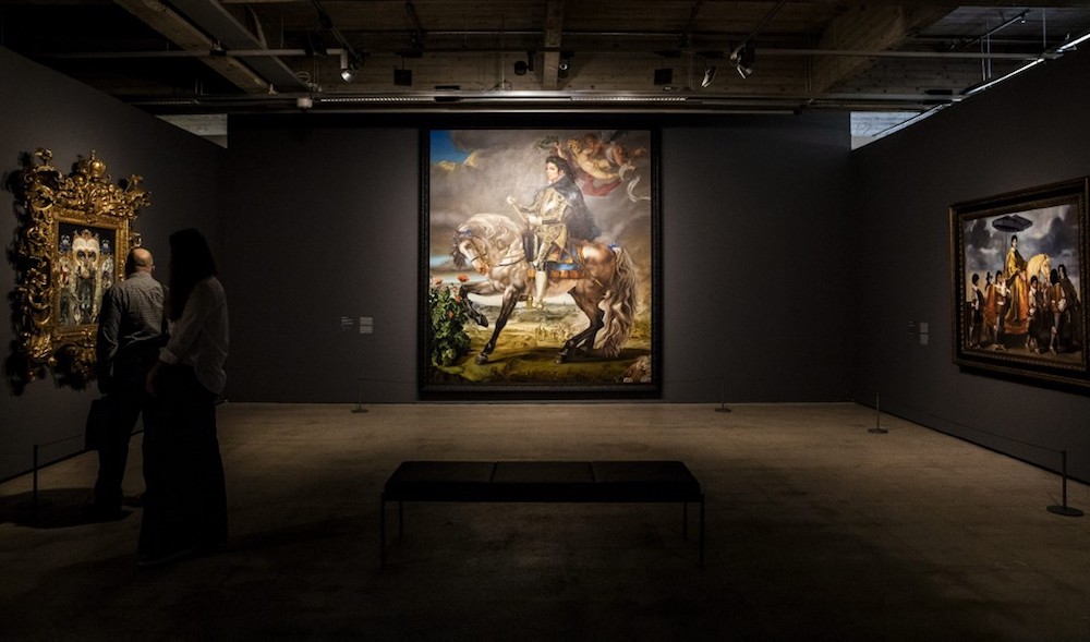 Various artworks are seen at the exhibition u00e2u20acu02dcMichael Jackson: On the Wallu00e2u20acu2122 in Helsinki August 20, 2019. u00e2u20acu201d AFP pic