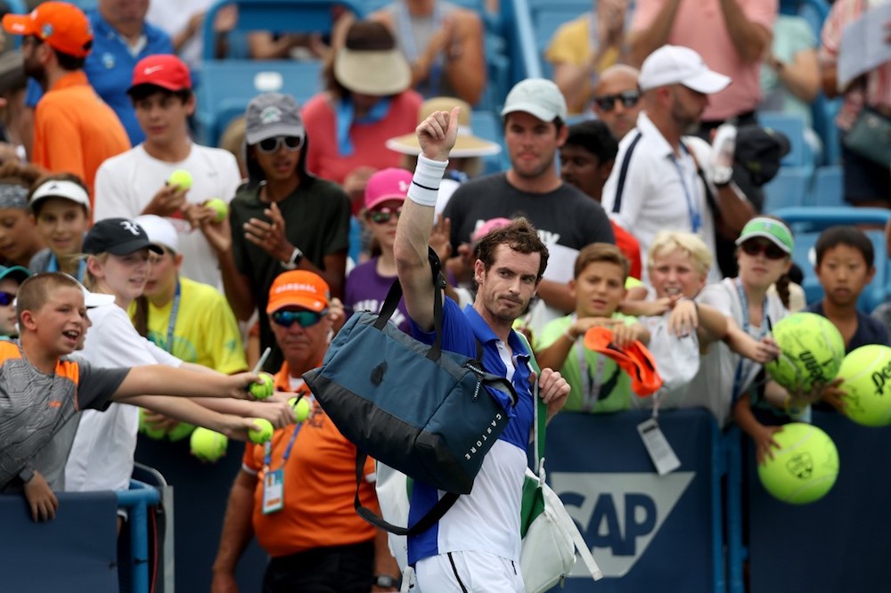 Andy Murray of Great Britain leaves the court after losing to Richard Gasquet of France during the Cincinnati Masters in Mason, Ohio August 12, 2019. u00e2u20acu201d AFP pic