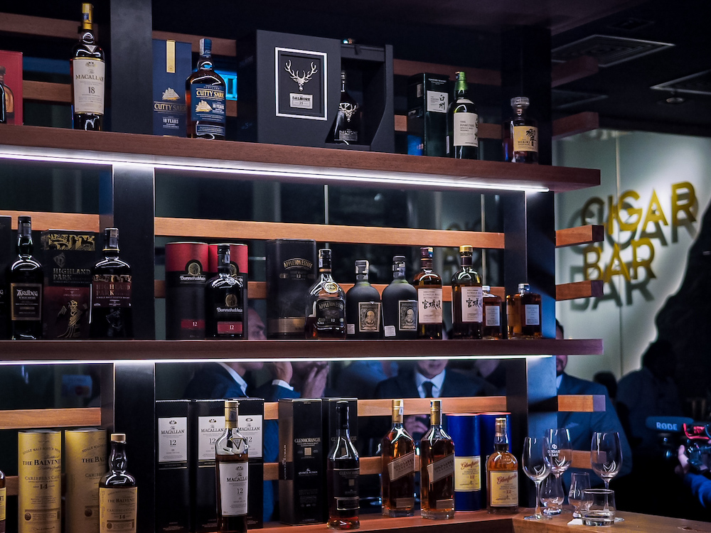 Cigar Bar also offers wide range of quality spirits and wines. — Picture courtesy of Cigar Bar
