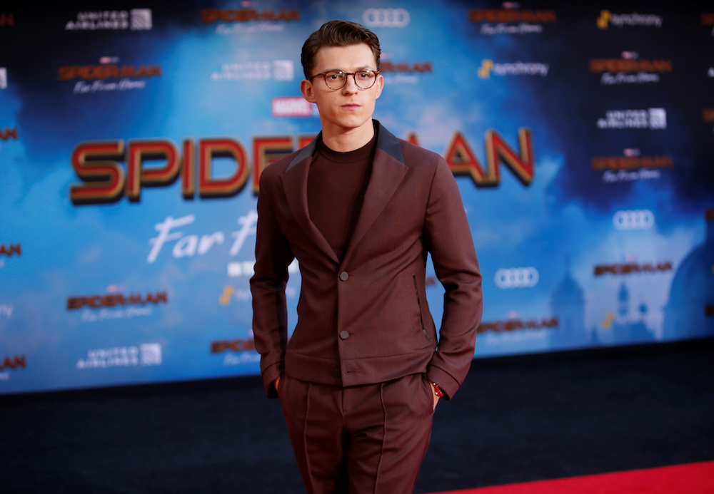 Actor Tom Holland poses at the world premiere of Marvel Studiosu00e2u20acu2122 u00e2u20acu02dcSpider-man: Far from Homeu00e2u20acu2122 in Los Angeles June 26, 2019. u00e2u20acu201d Reuters