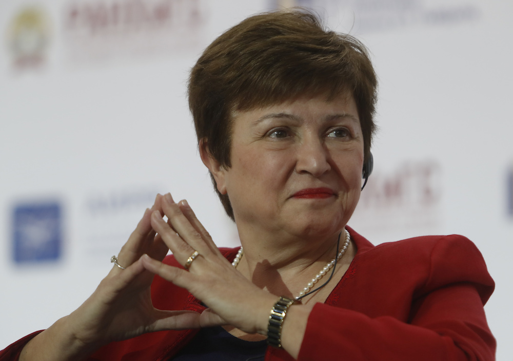 World Bank Chief Executive Officer Kristalina Georgieva attends a session of the Gaidar Forum 2018 in Moscow January 17, 2018. u00e2u20acu201d Reuters pic