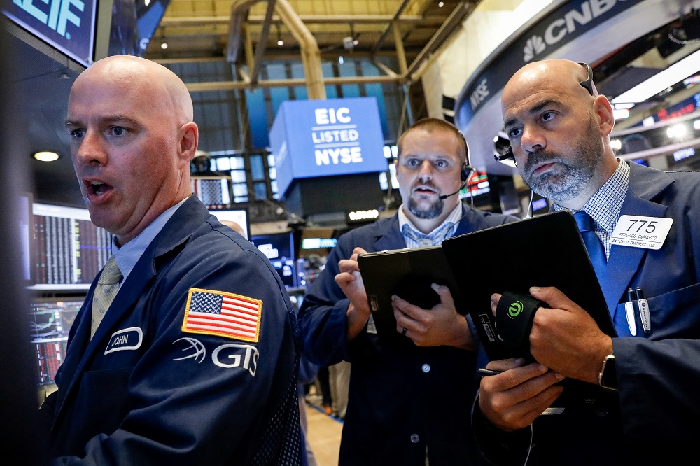 Traders work on the floor at the New York Stock Exchange August 7, 2019. u00e2u20acu201d Reuters pic